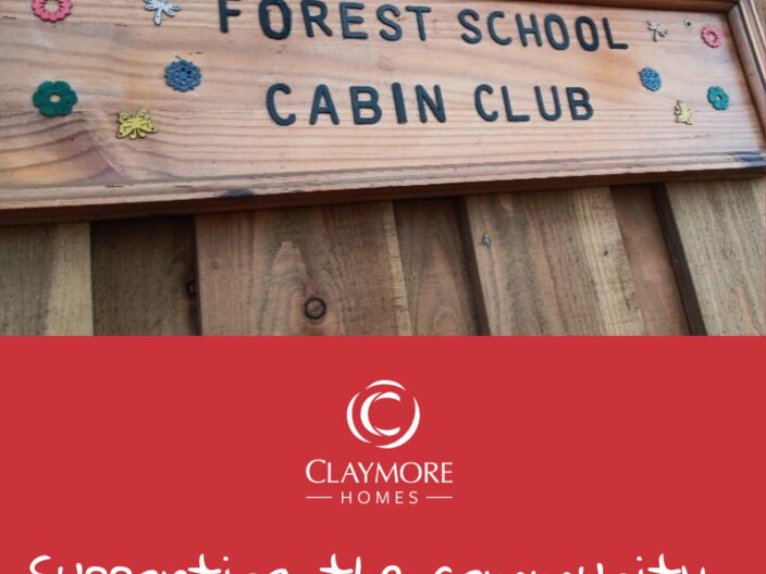 Claymore Homes Supports The Cabin Club Forest School in Cruden Bay